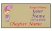 Gold Rectangle name Badge Artwork 18RR Pink